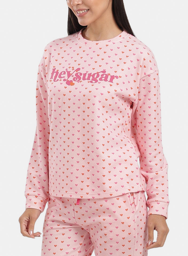 Carina "Hey Sugar" Print Pyjama Set - Image 5